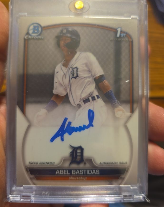 2023 Bowman Chrome #CPA-AB Abel Bastidas — front