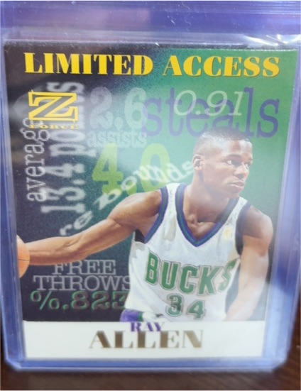 1997-98 SkyBox Z-Force Limited Access #2 Ray Allen — front