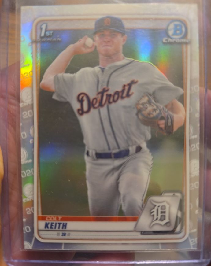 2020 Bowman Draft Chrome #BD-54 Colt Keith — front