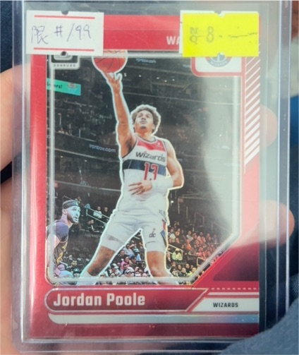 2024-25 Donruss Optic #192 Jordan Poole — front