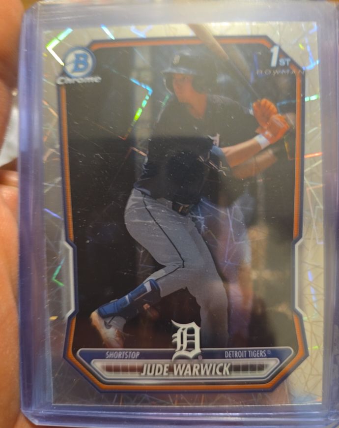 2026 Bowman Chrome #BCP-58 Jude Warwick — front