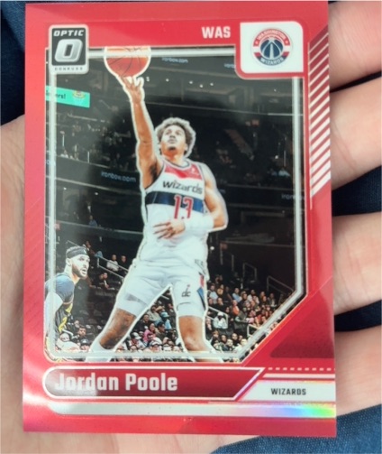 2024-25 Panini Donruss Optic #192 Jordan Poole — front