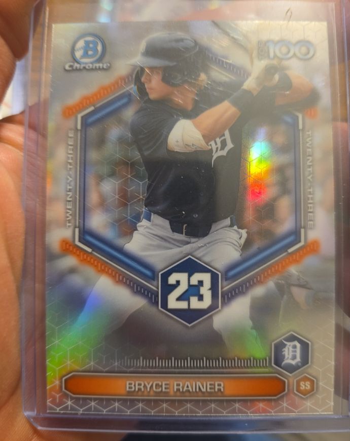2026 Bowman Chrome Top 100 #BTP-23 Bryce Rainer — front