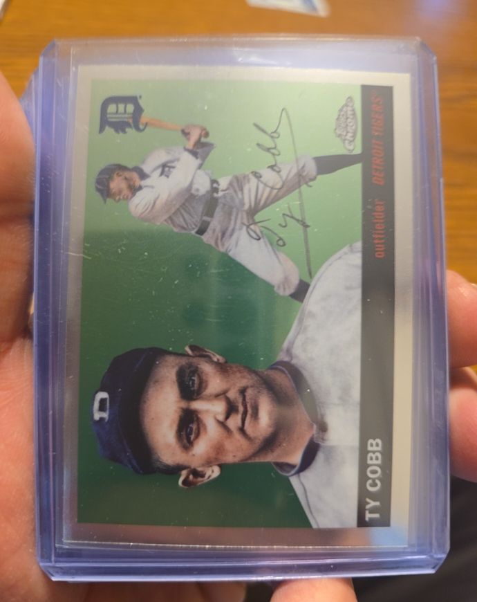 2025 Topps Chrome Platinum #492 Ty Cobb — front