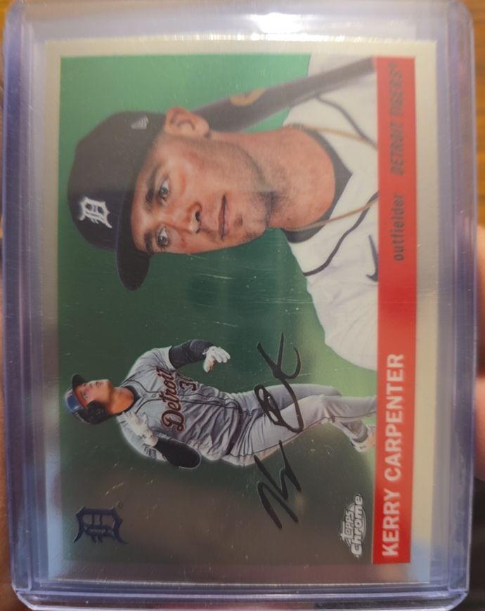 2025 Topps Chrome Platinum #69 Kerry Carpenter — front