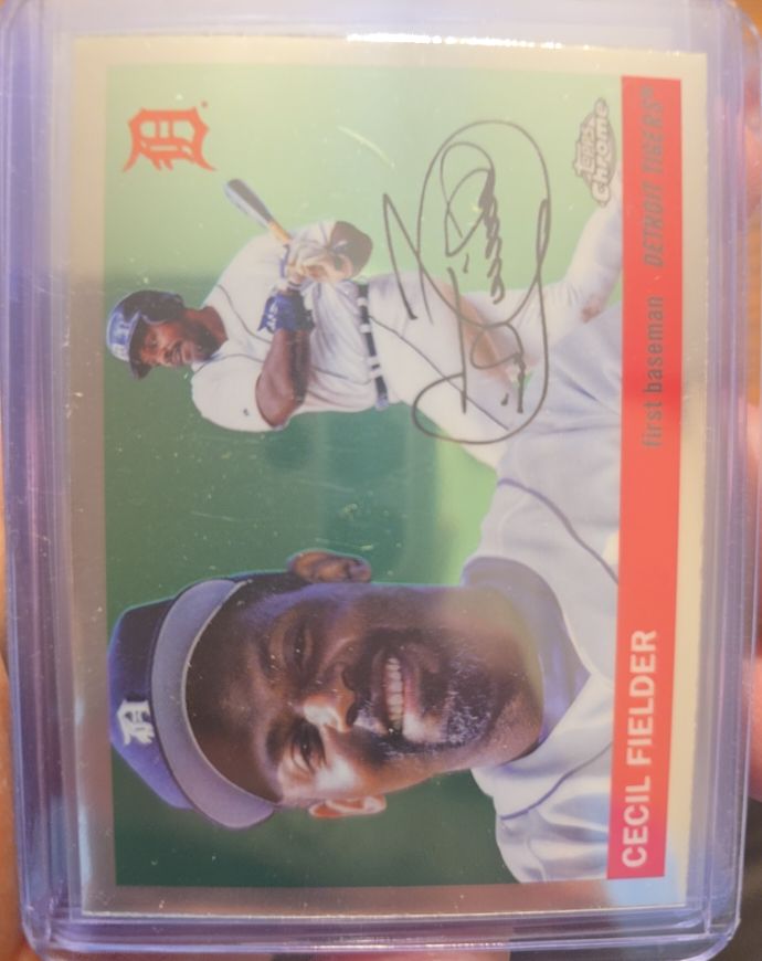 2025 Topps Chrome Platinum #440 Cecil Fielder — front