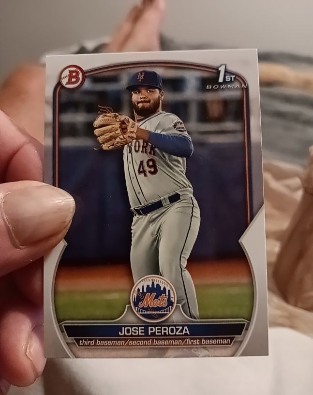 2023 Bowman Chrome Prospects #BCP-149 Jose Peroza — front