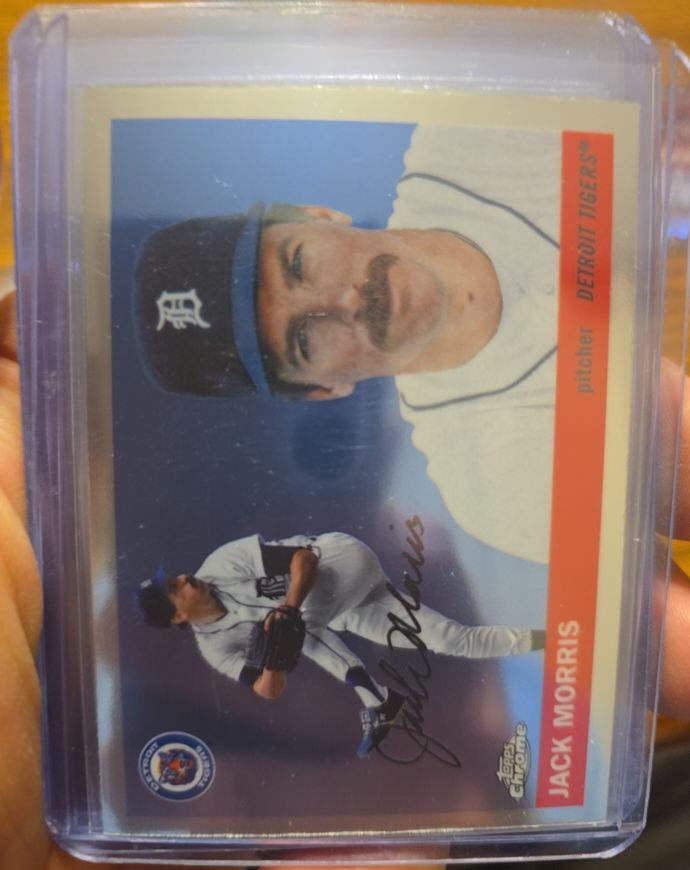 2025 Topps Chrome Platinum #478 Jack Morris — front
