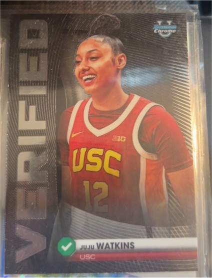 2025-26 Bowman Chrome #BV-8 Juju Watkins — front