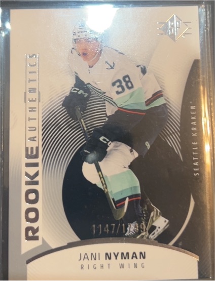 2025-26 Upper Deck SP Rookie Authentics #112 Jani Nyman — front