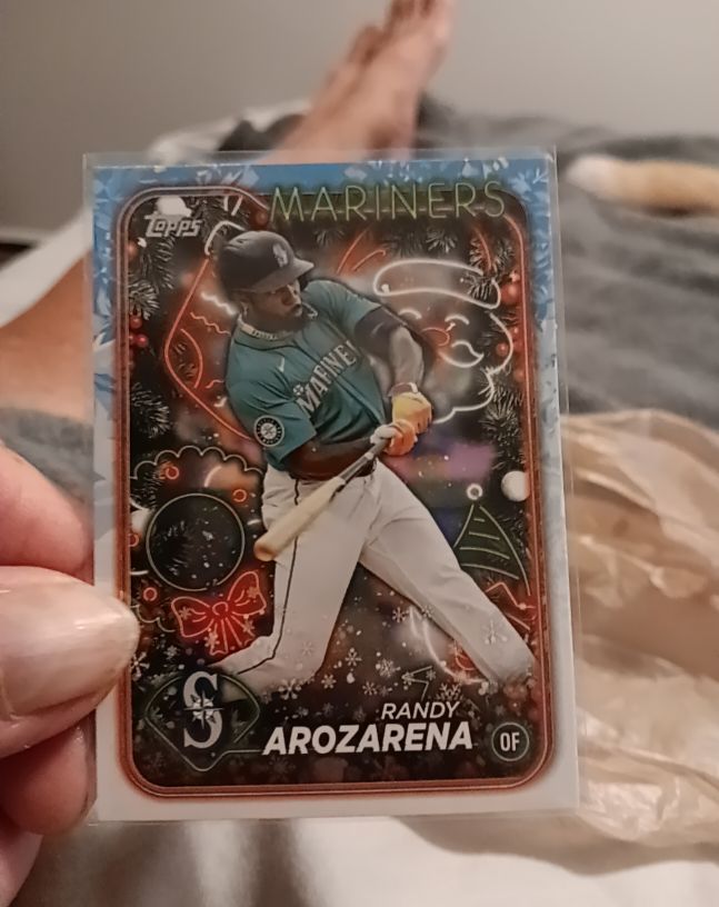 2024 Topps Holiday #H138 Randy Arozarena — front