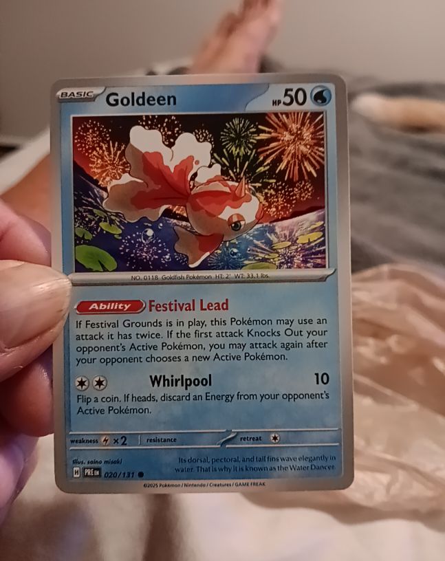 2025 Pokémon #020 Goldeen — front
