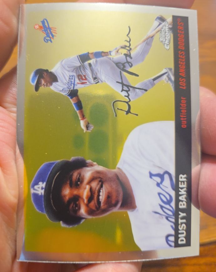 2025 Topps Chrome Platinum #391 Dusty Baker — front