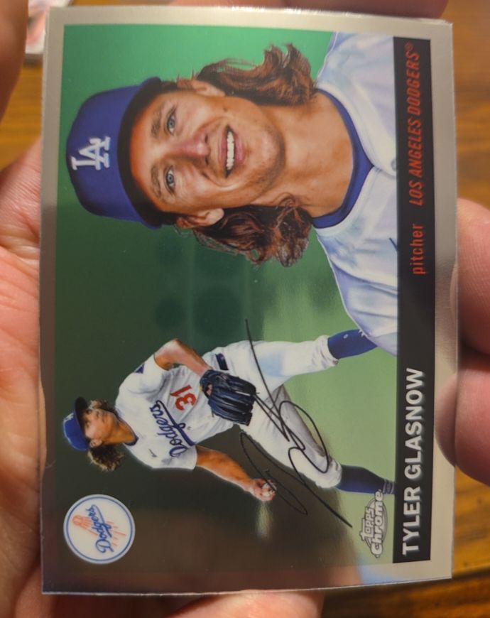 2025 Topps Chrome Platinum #200 Tyler Glasnow — front