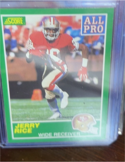 1989 Score #292 Jerry Rice All Pro — front