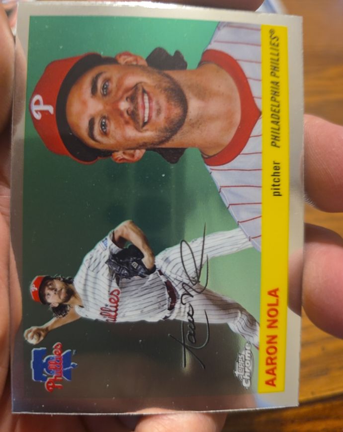 2025 Topps Chrome Platinum #156 Aaron Nola — front