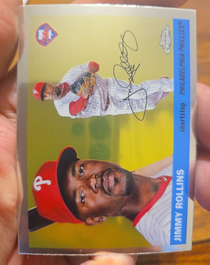 2025 Topps Chrome Platinum #423 Jimmy Rollins — front