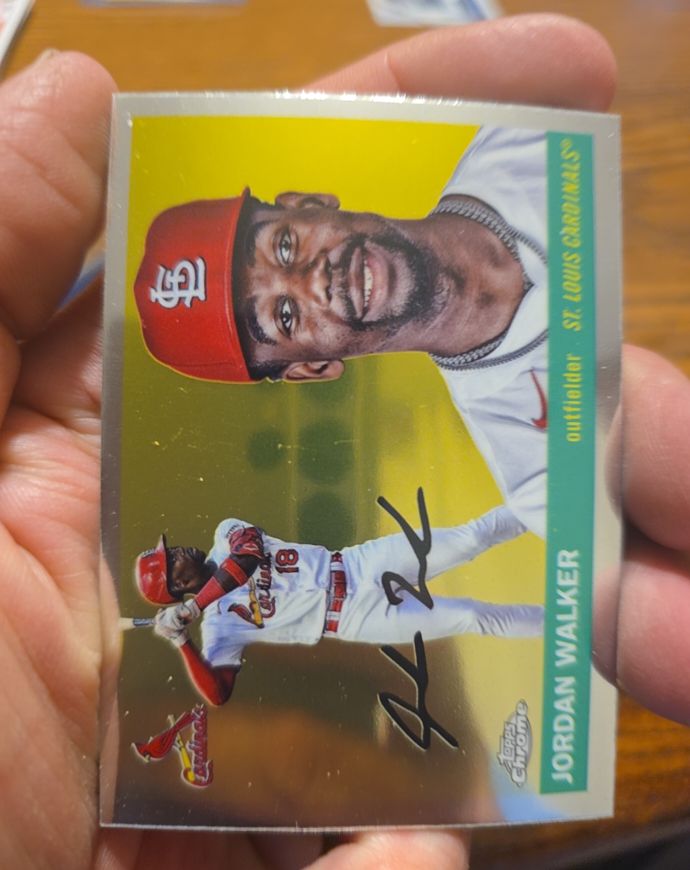 2023 Topps Chrome Platinum Anniversary #250 Jordan Walker — front