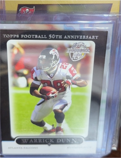 2005 Topps 50th Anniversary #223 Warrick Dunn — front