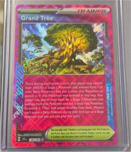 2023 Pokémon Sv07: Stellar Crown #136 Grand Tree — front