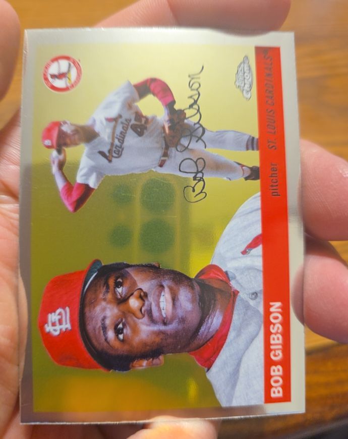 2025 Topps Chrome Platinum #408 Bob Gibson — front