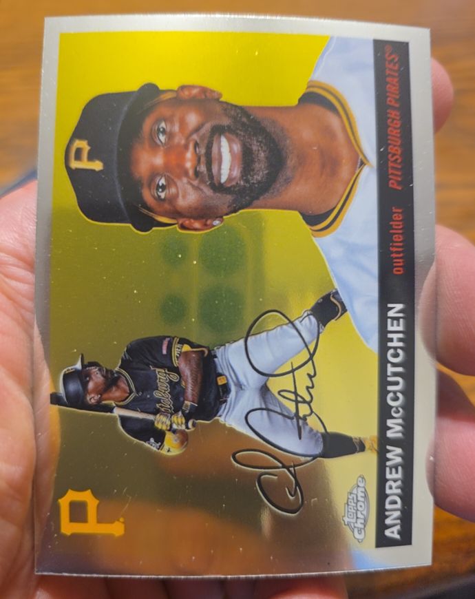2025 Topps Chrome Platinum #113 Andrew McCutchen — front