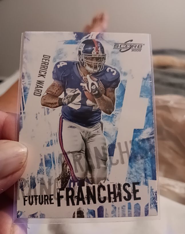 2009 Score Future Franchise #6 Derrick Ward — front