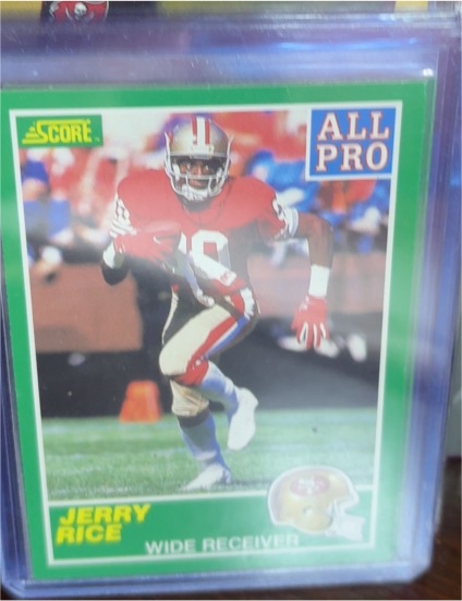 1989 Score All Pro #292 Jerry Rice — front