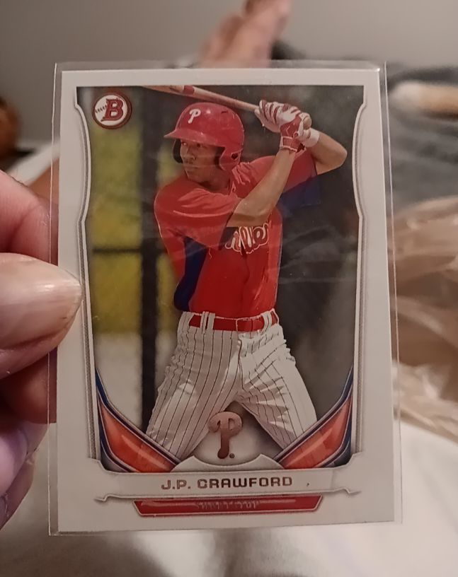 2014 Bowman Draft #TP-22 J.P. Crawford — front