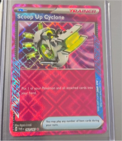 2022 Pokémon SV06: Twilight Masquerade #162 Scoop Up Cyclone — front