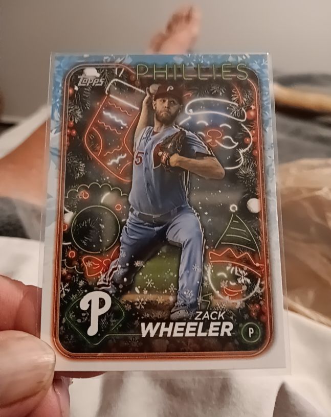 2024 Topps Holiday #H6 Zack Wheeler — front
