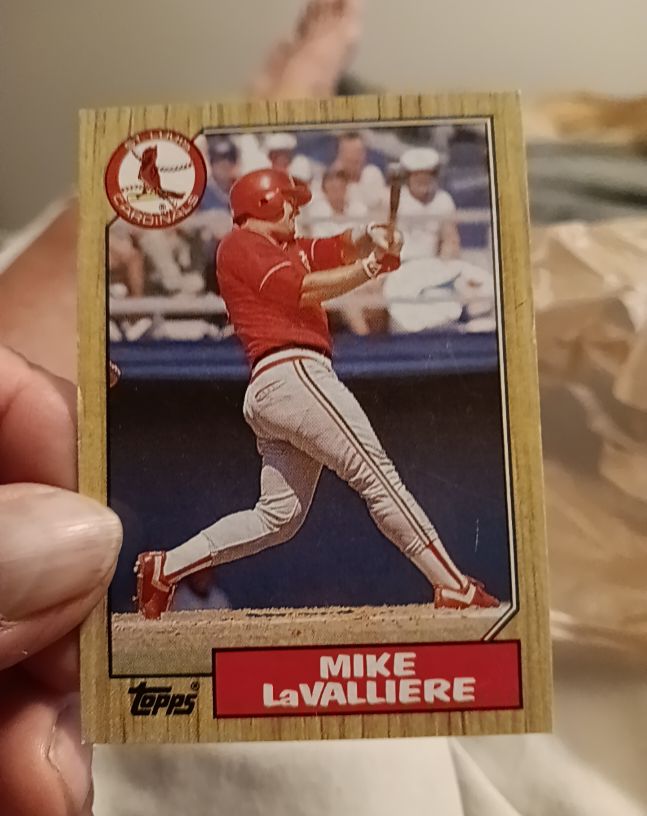 1987 Topps #162 Mike LaValliere — front