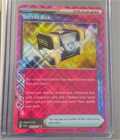 2024 Pokémon TCG #163 Secret Box — front