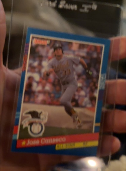 1991 Donruss #50 Jose Canseco — front