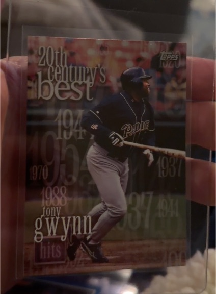 2000 Topps 20th Century's Best #468 Tony Gwynn — front