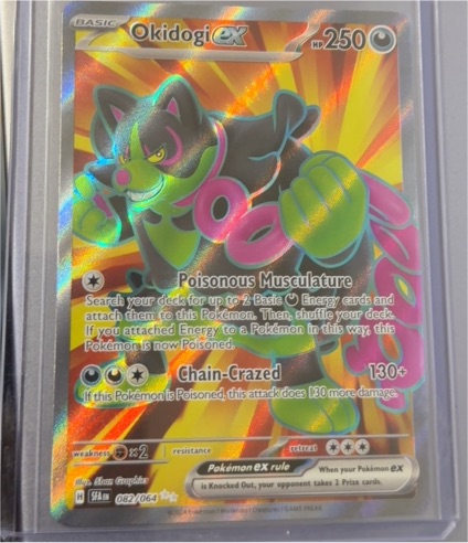 2024 Pokémon Shrouded Fable #082 Okidogi EX — front
