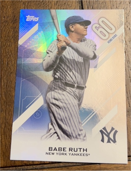 2026 Topps Series 2 Crooked Numbers #CN-22 Babe Ruth — front