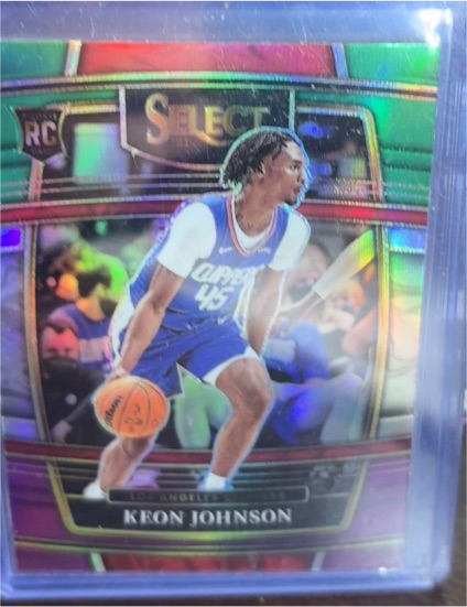 2021-22 Panini Select #40 Keon Johnson — front