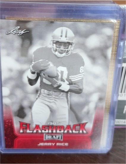 2020 Leaf Draft #99 Jerry Rice 1985 Flashback — front