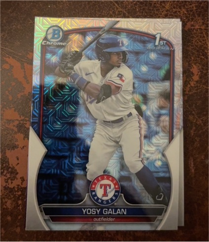 2023 Bowman Chrome #BCP-221 Yosy Galan — front