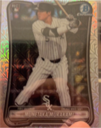 2026 Bowman #9 Munetaka Murakami Mojo Refractor Rookie — front