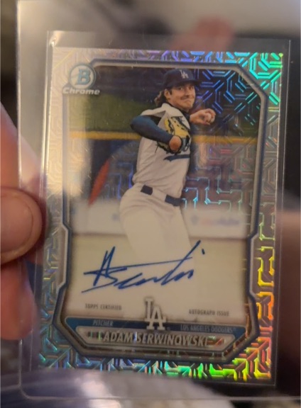 2026 Bowman Chrome #BMA-ASE Adam Serwinowski — front