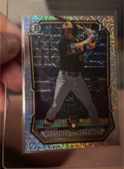 2026 Bowman Chrome #BCP-47 Handelfry Encarnacion — front