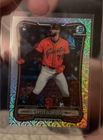2026 Bowman Chrome #58 Bryce Eldridge Mojo Refractor — front