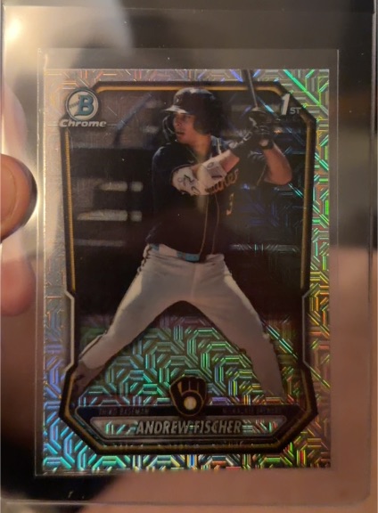 2026 Bowman Chrome #BCP-149 Andrew Fischer — front