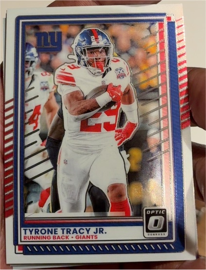 2025 Donruss Optic #6 Tyrone Tracy Jr. — front