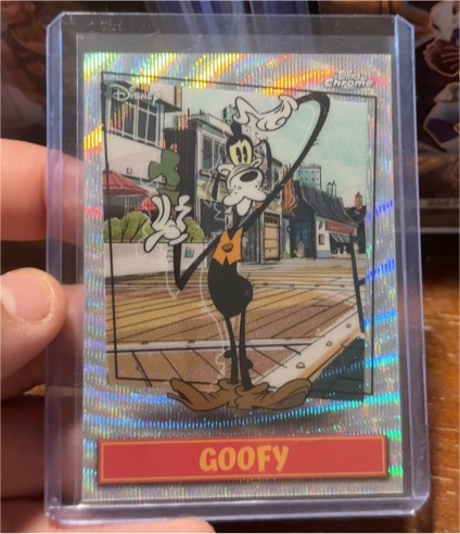 2026 Topps Chrome Disney Neon #MSSP-18 Goofy — front