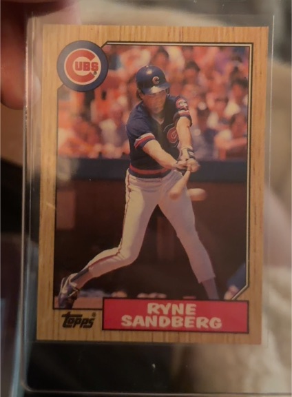 1987 Topps #680 Ryne Sandberg — front