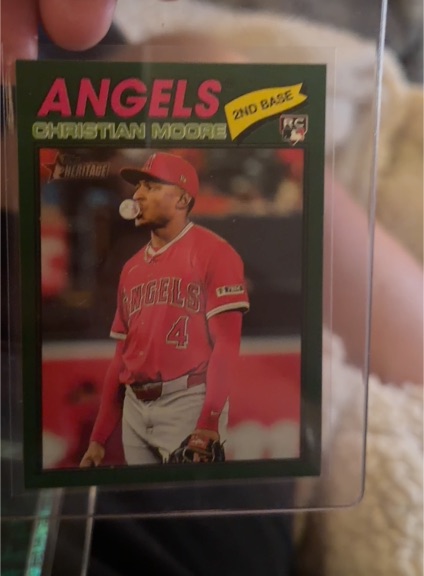 2026 Topps Heritage #249 Christian Moore — front