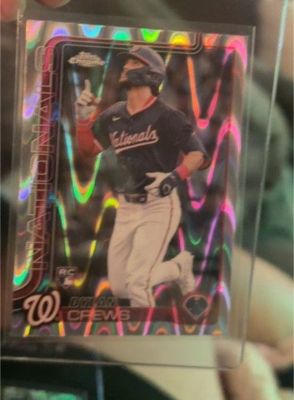 2025 Topps Chrome #146 Dylan Crews — front
